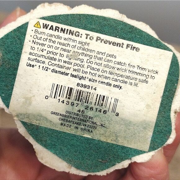 VTG Set of 2 Christmas Ceramic Snowman Metal Shade Tealight Holders - Picture 14 of 16